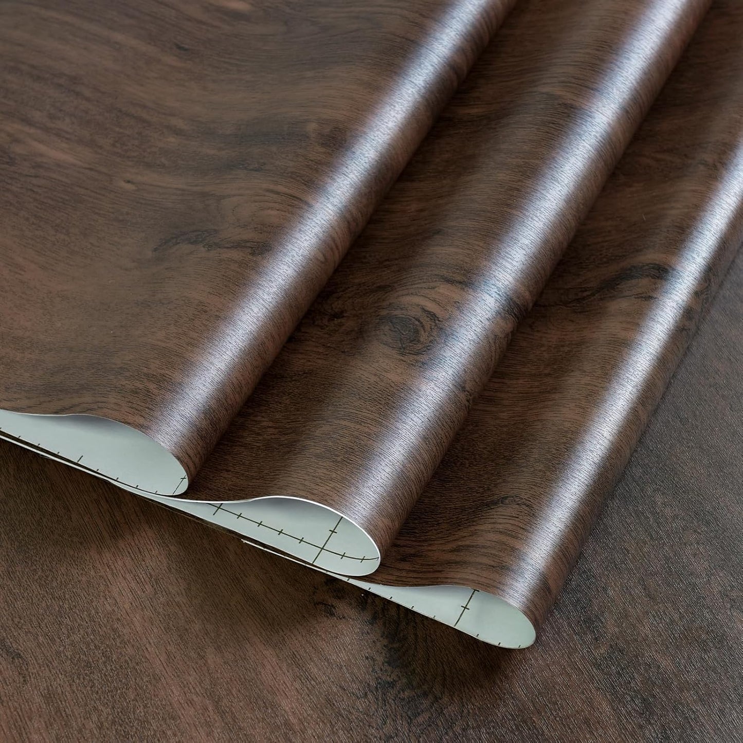 48x197in Extra Wide Brown Wood Peel and Stick Wallpaper Review