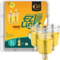 Pre-Filled Menorah Oil Cup Candles - Hanukkah EZ Lights - Clean
