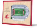 YouTheFan NCAA Washington State Cougars 3D Wall Art for Fans