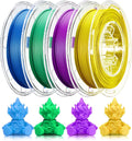 3D Printer Filament Set 1.75mm PLA Bundle - Four Color Spools