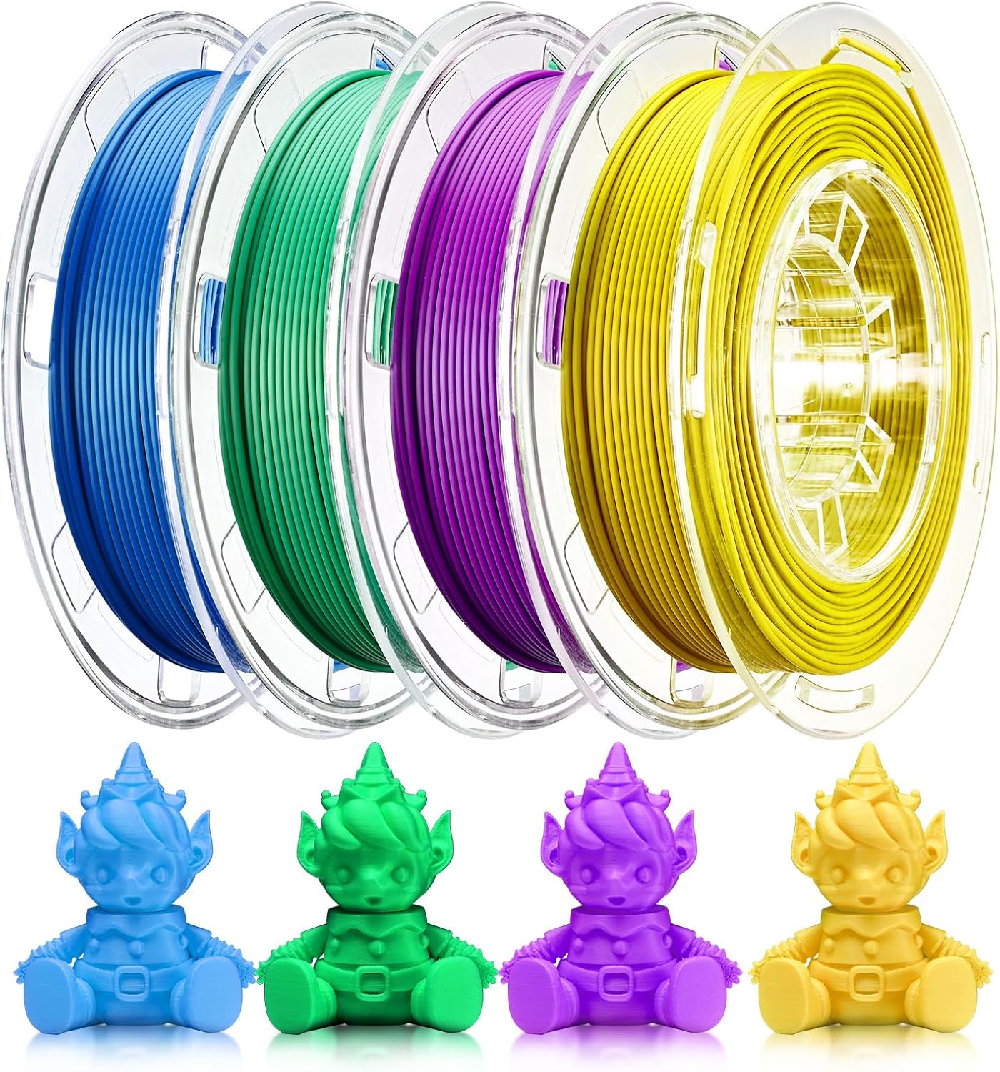 3D Printer Filament Set for Vibrant and Precise Printing