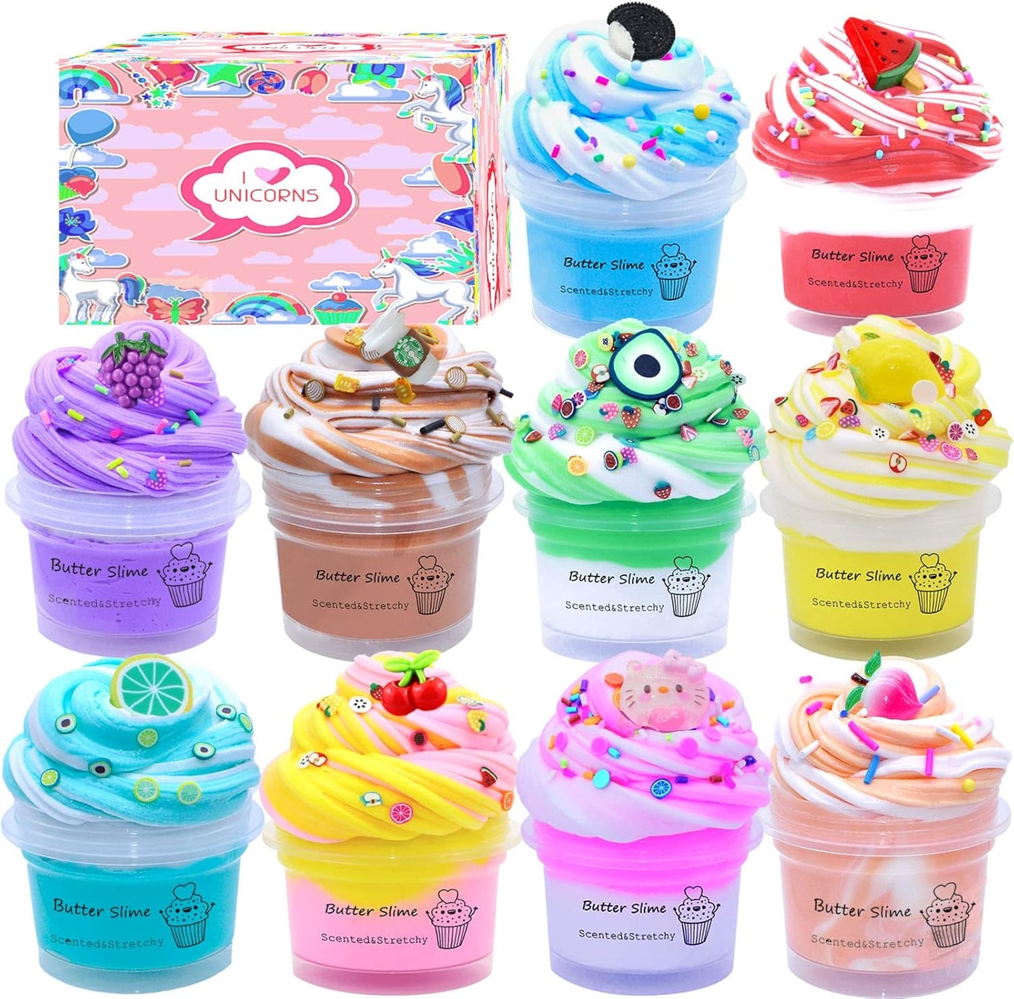 Stretchy Butter Slime Kit - Stress Relief Toy