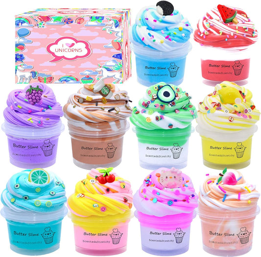 Stretchy Butter Slime Kit - Stress Relief Toy