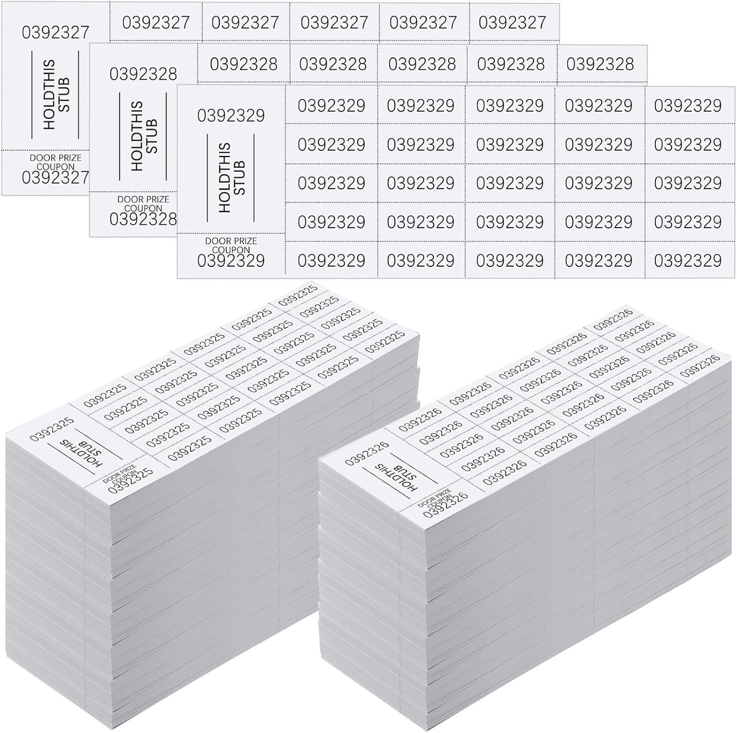 Kosiz 2000 Sheets Raffle Ticket for Events and Auctions