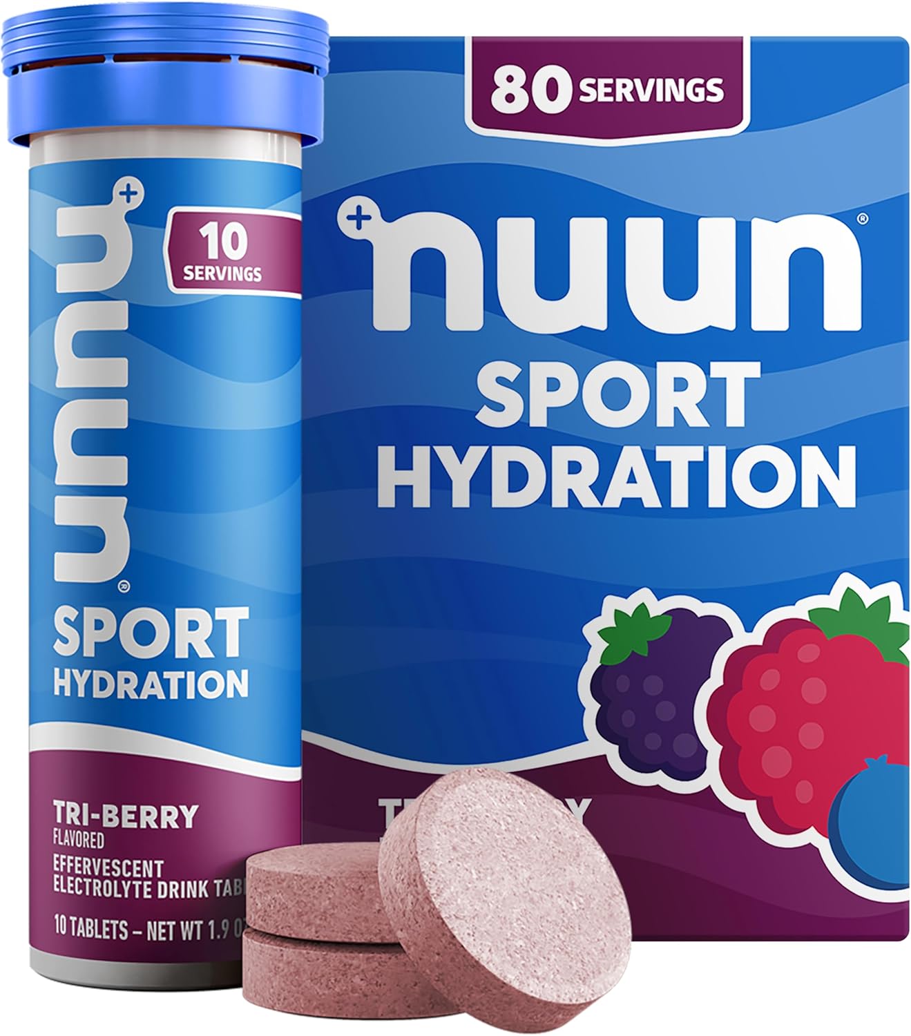 Nuun Sport Electrolyte Tablets for Hydration and Recovery