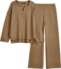 LILLUSORY Women's 2 Piece Lounge Sets Oversized Slouchy Knit - Cozy is