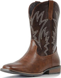 Men's Classic Durable Square Toe Cowboy Boots for Everyday Wear