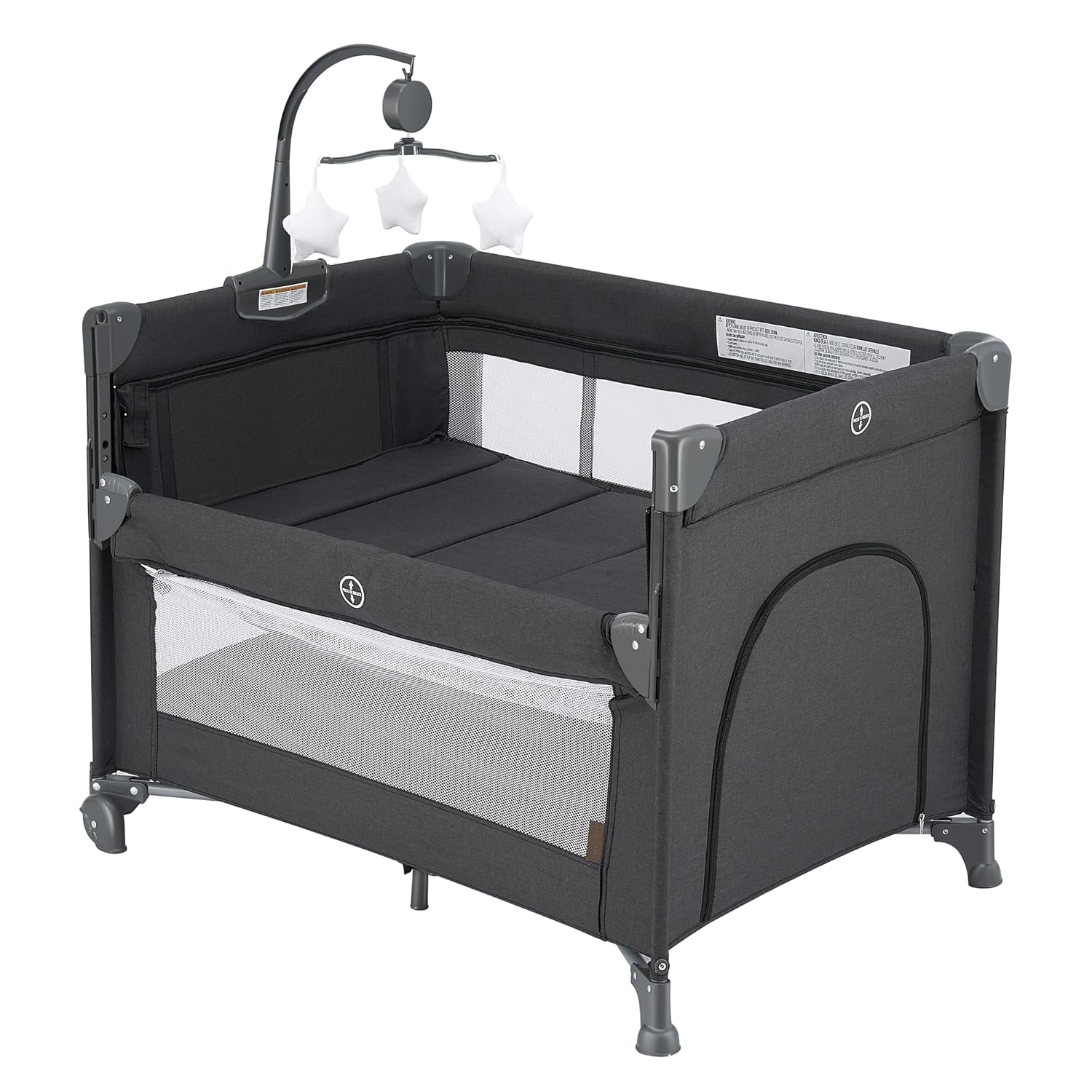 2-in-1 Pack and Play with Mattress for Newborns and Toddlers