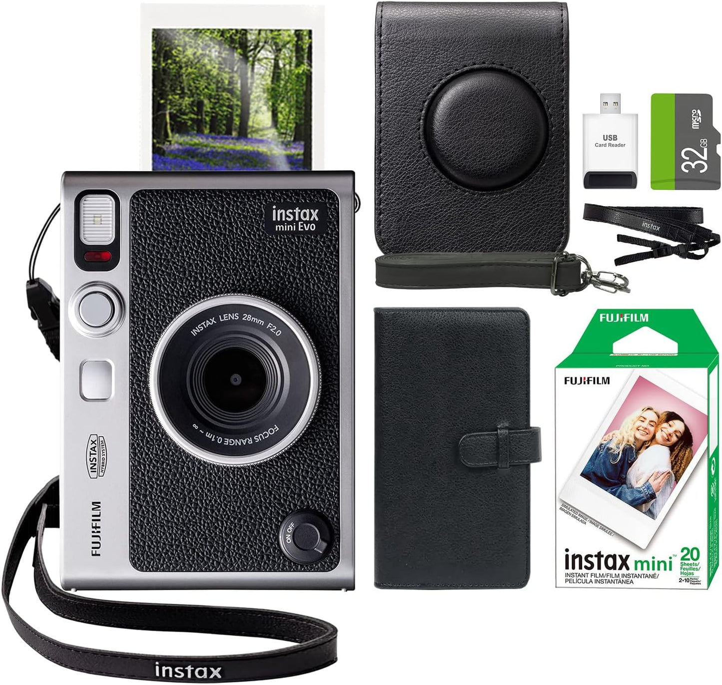 FUJIFILM INSTAX Mini EVO Hybrid Instant Camera Bundle Review