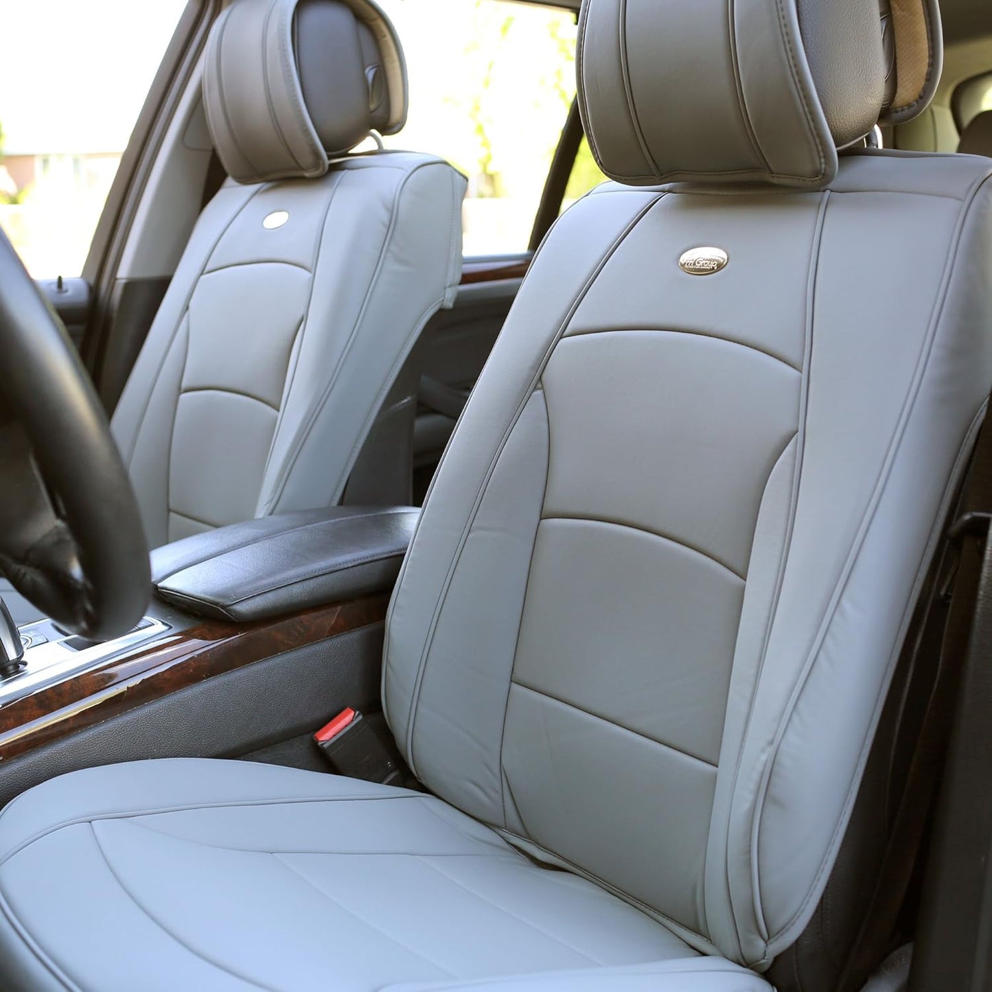 Faux Leather Seat Cushions for Low Back Seat - Universal Fit