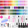 Beetles Gel Nail Polish Kit 108 PCS 55 Colors - Complete DIY Set