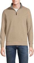 Lands' End All-Weather Quarter Zip Sweater for Outdoors