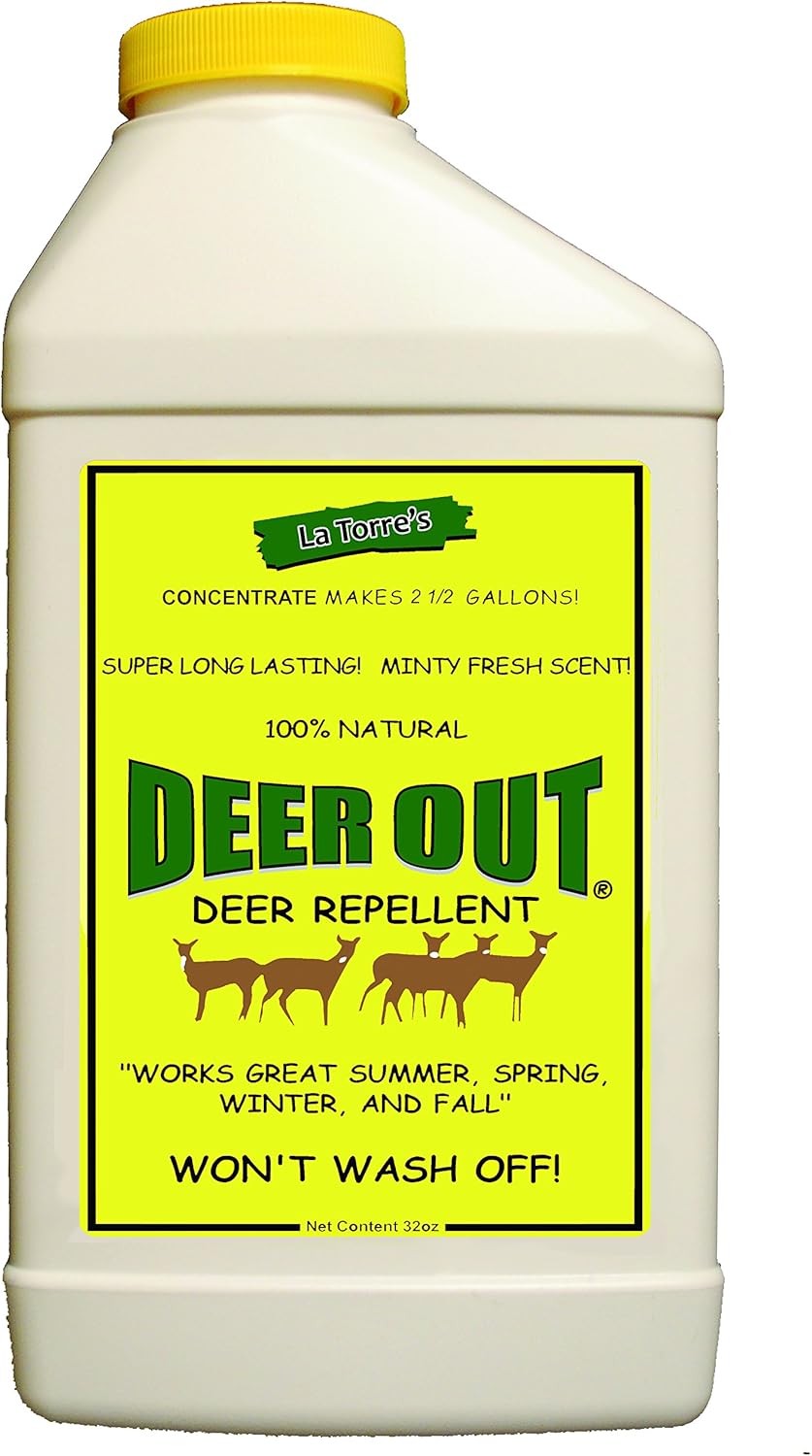 Deer Out 32oz Concentrate Deer Repellent for Year-Round Use
