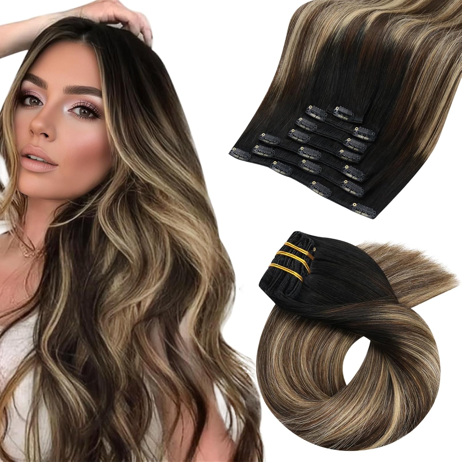 Moresoo Clip in Hair Extensions for Volume and Style