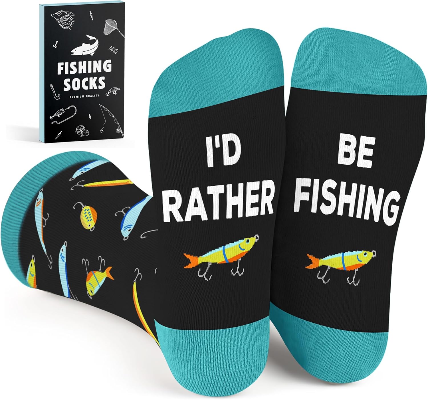 VICRAZY Funny Fishing Gifts for Men - Reel in Smiles!