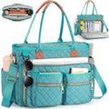 Teacher Tote Bag for Women Large Laptop Bag for Work - Organized Carry