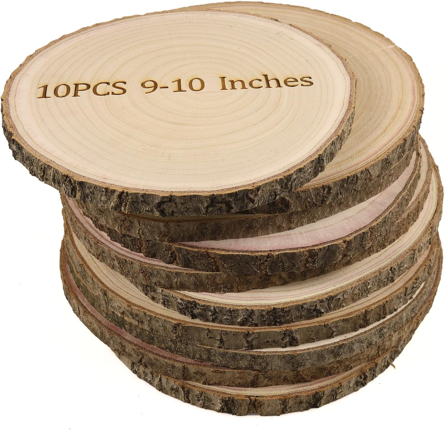 Large Wood Slices for Centerpieces - Rustic Wedding Decor Set