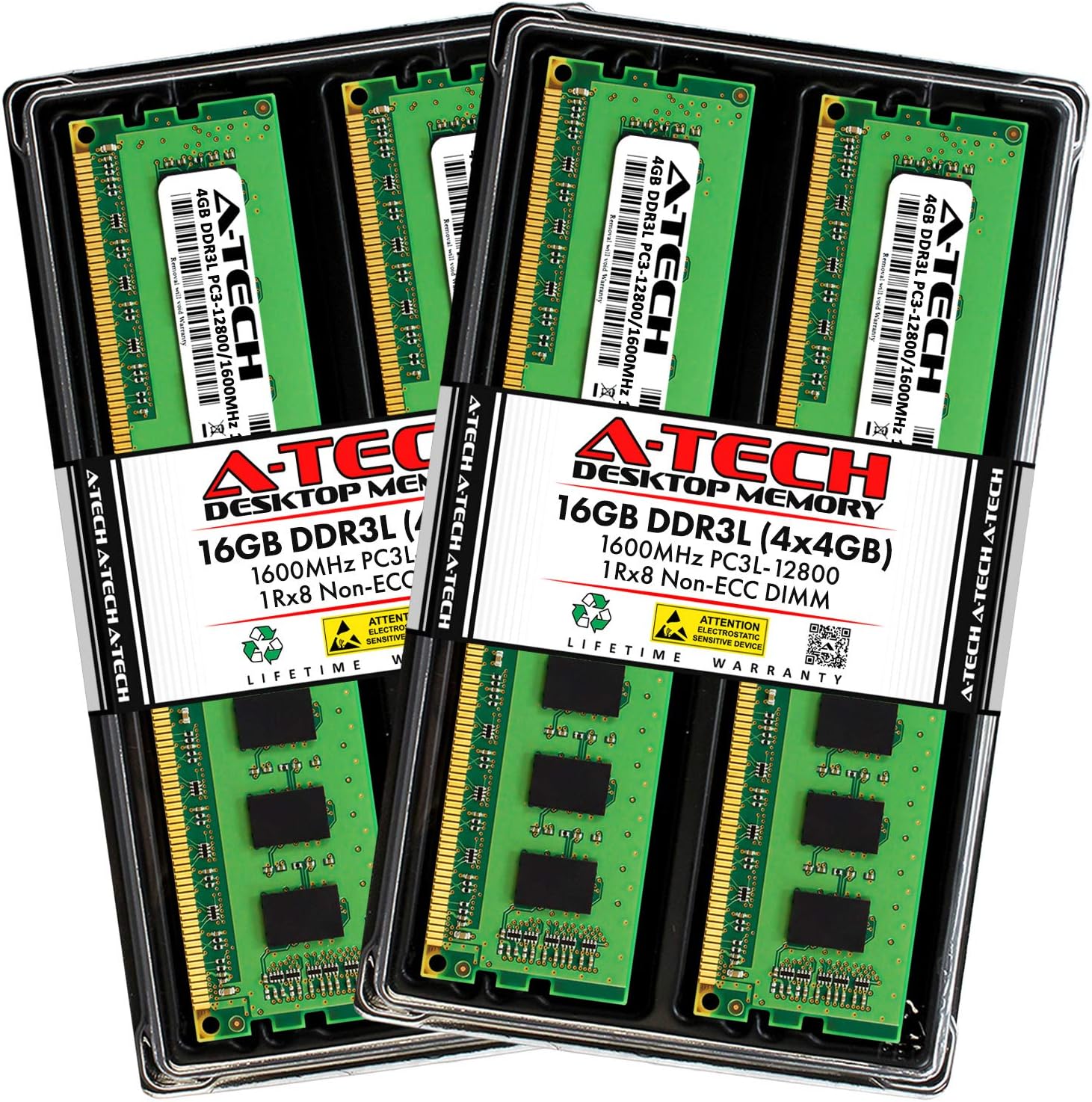 16GB DDR3L 1600MHz Desktop Memory Kit for Enhanced Performance