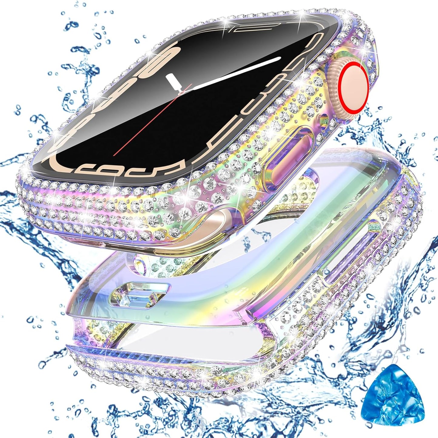 Waterproof Apple Watch Case - Bling Diamond Protection