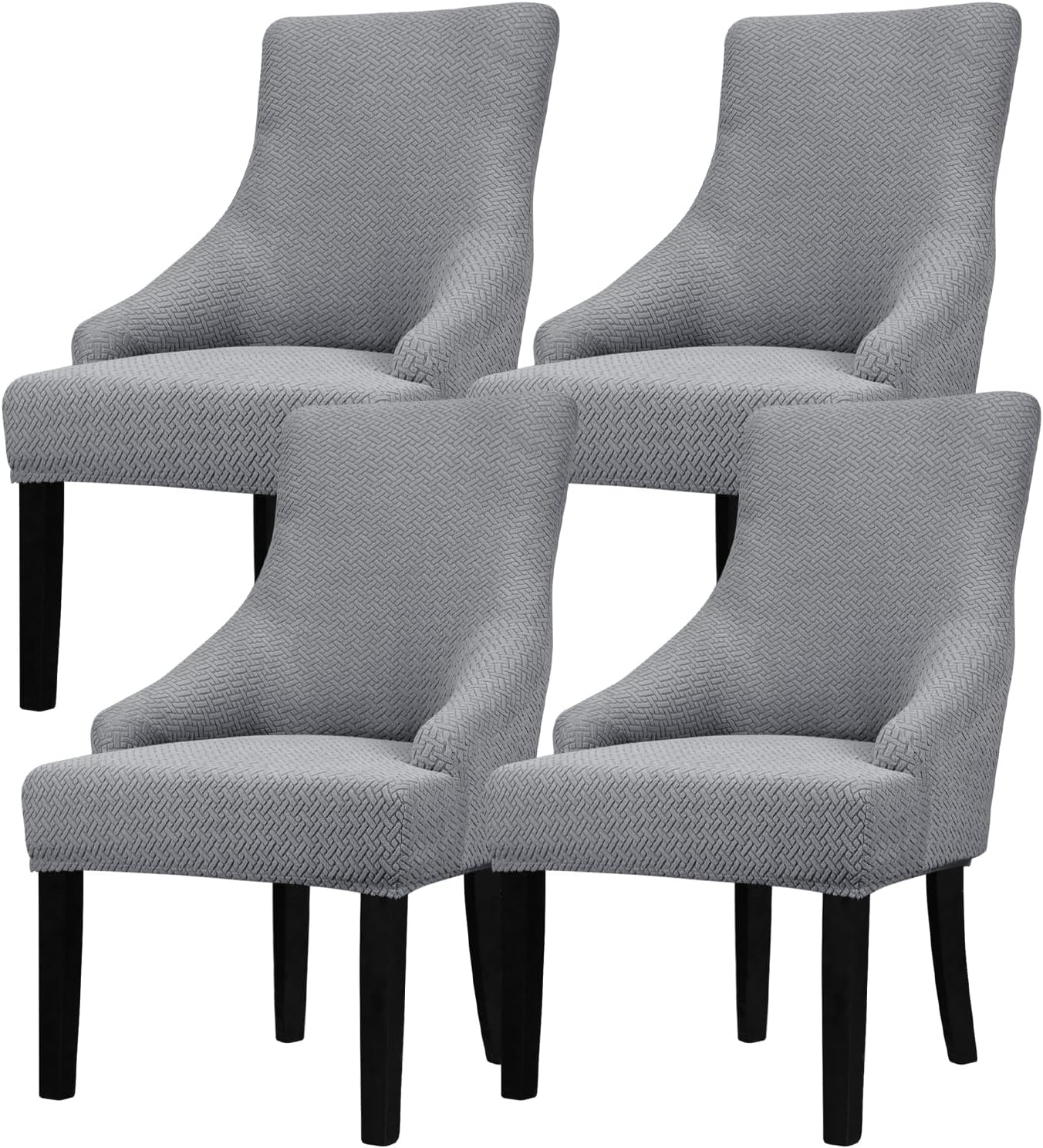 Lellen Velvet Stretch Wingback Chair Cover for Home Decor