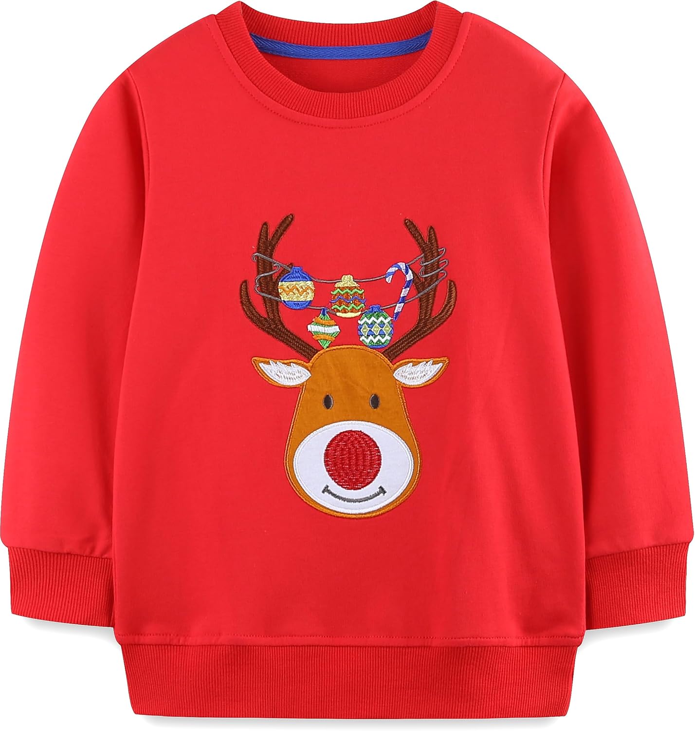 DDSOL Funny Christmas Sweatshirt for Kids 2-7 Years
