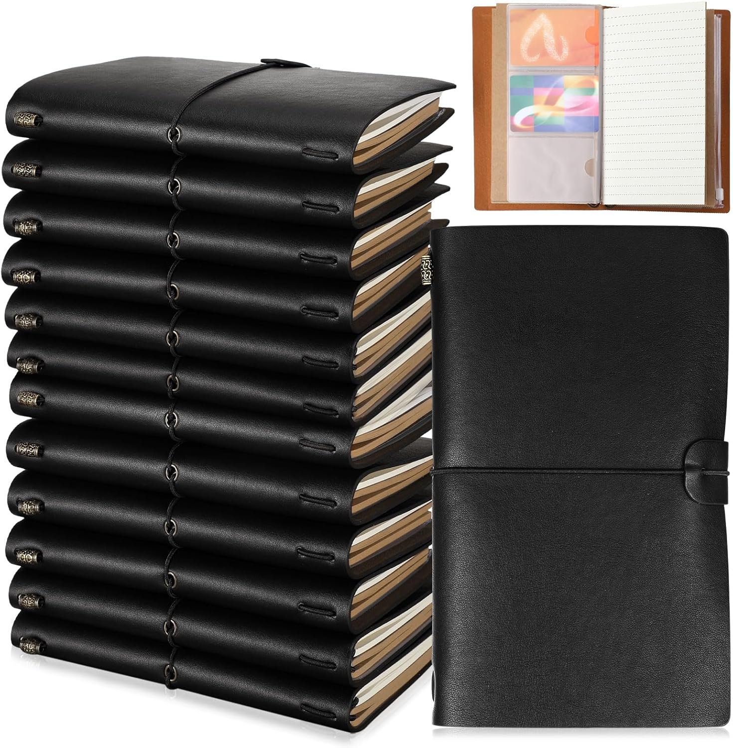 Refillable Engraved Leather Journal - Appreciation Gift