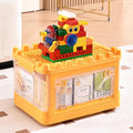 Lego Duplo Storage Box 21QT - Stackable Toy Organizer with Lid