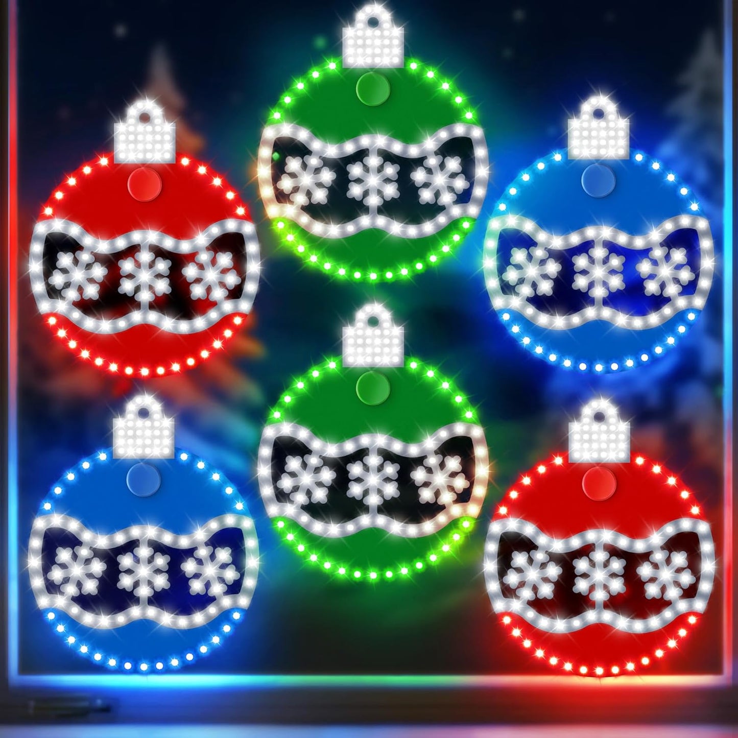 Vibrant Twinkling Christmas Ball Light Decorations for Festive Cheer
