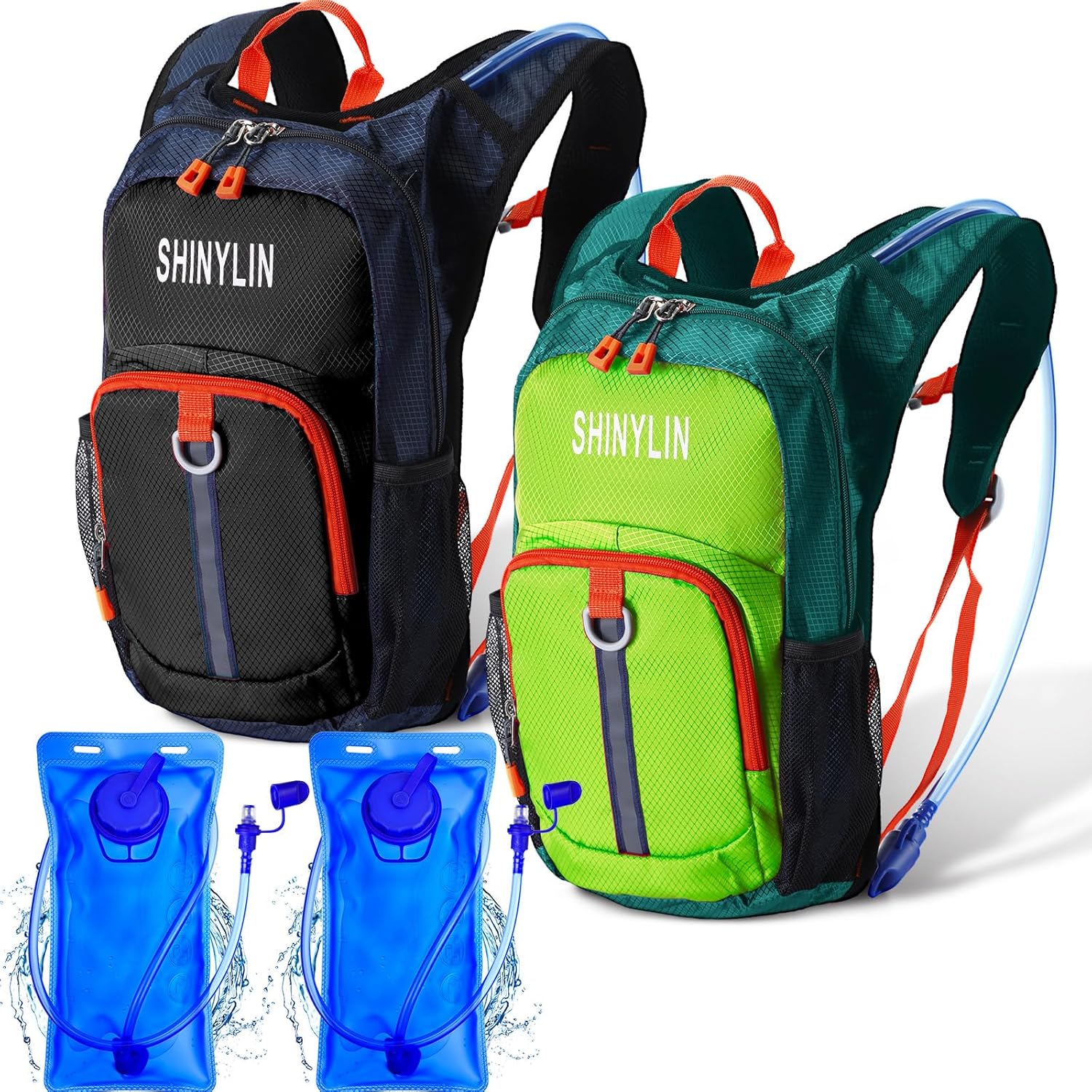 Kids Hydration Backpack Set with 1.5L Bladder for Outdoor Fun
