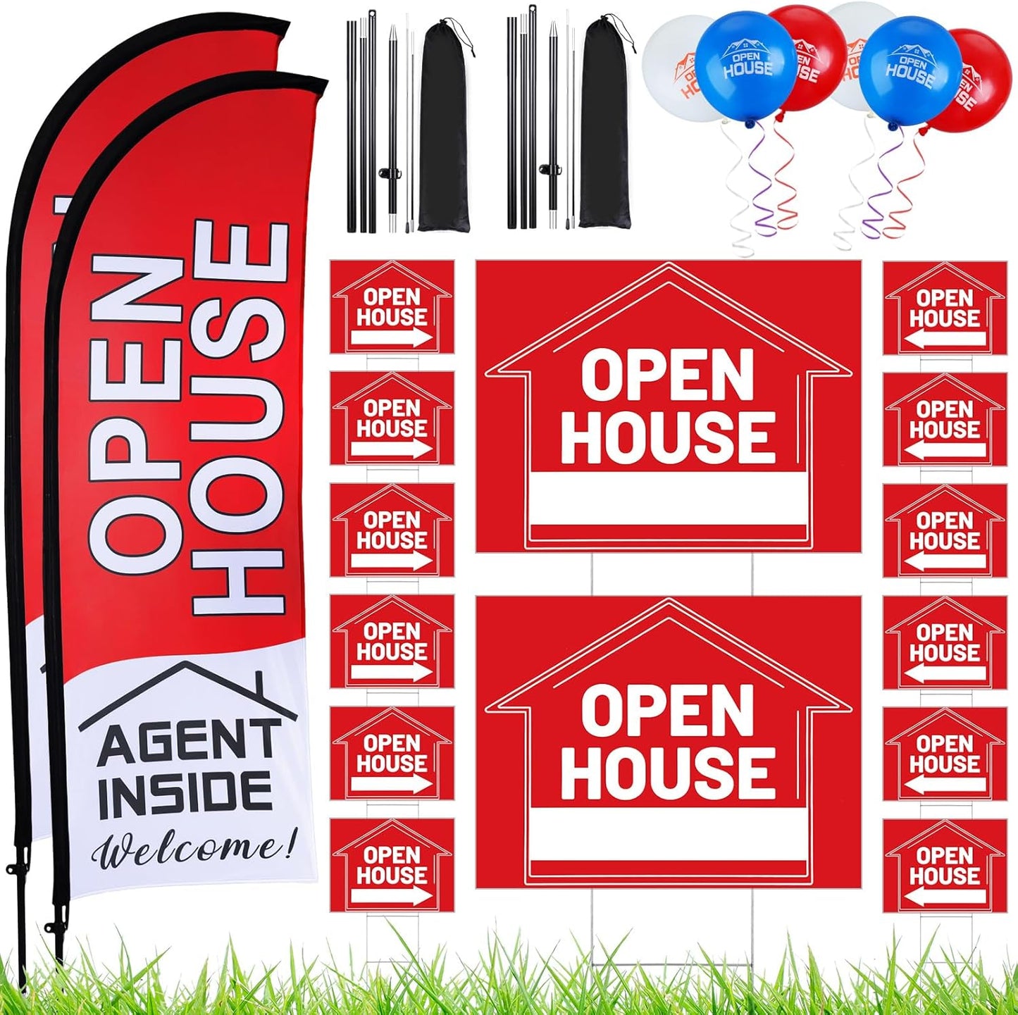 Buryeah 106 Pcs Real Estate Agent Supplies for Open Houses
