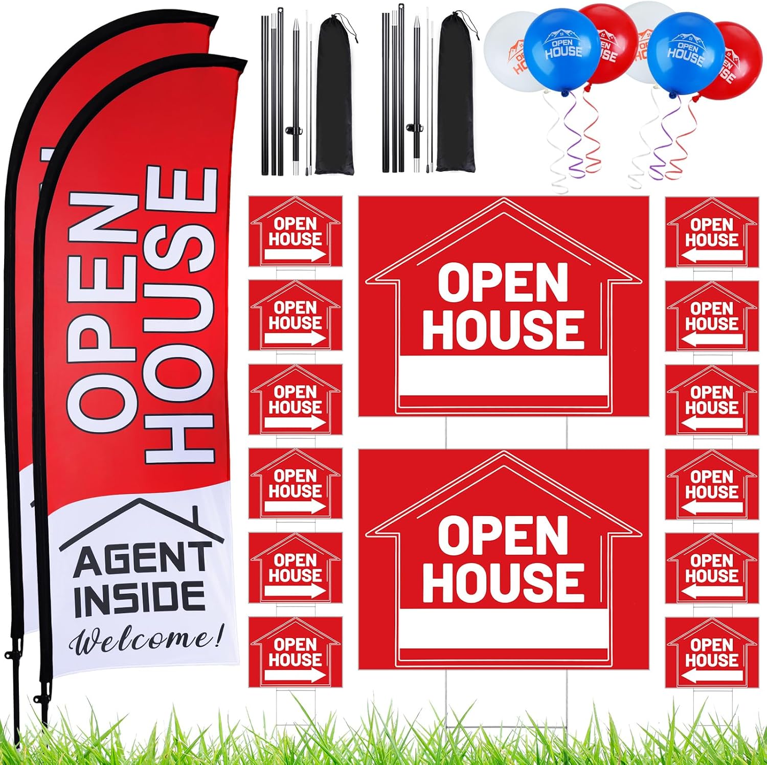 Buryeah 106 Pcs Real Estate Agent Supplies for Open Houses