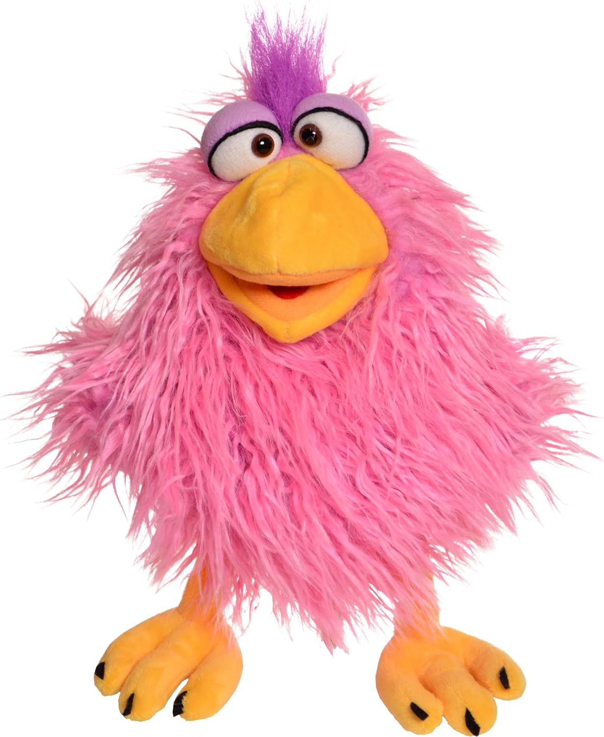 Living Puppets Cheeks The Pink Chicken 14 Inch Plush Puppet