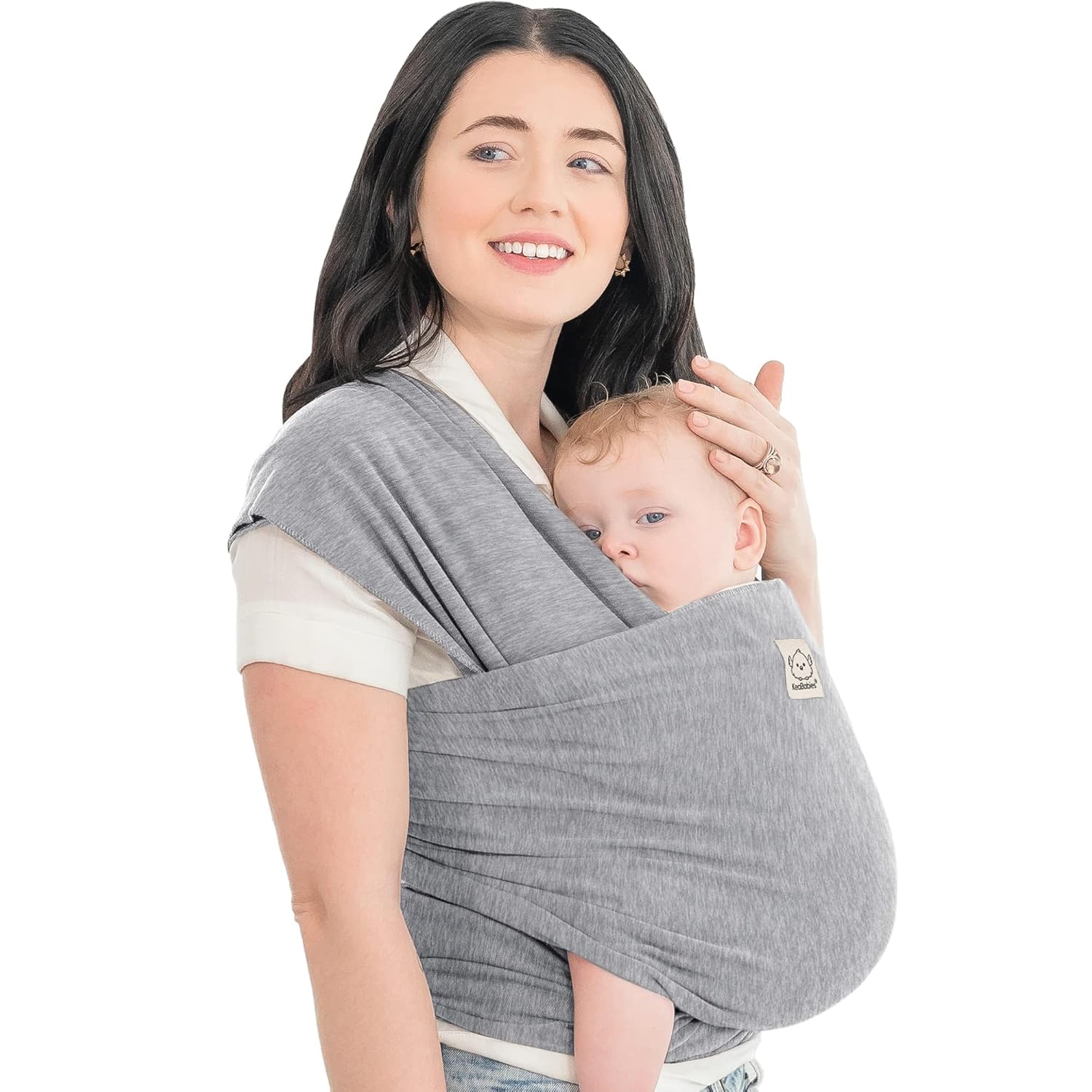 KeaBabies All-in-1 Baby Sling - Easy Wear, Hands-Free Toddler Wrap