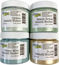 Stencil Butter Coastal Acrylic Paint Set - Metallic Texture Paste