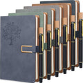 Tree of Life Refillable Writing Journal 6-Set - Giftable Notebook Kit