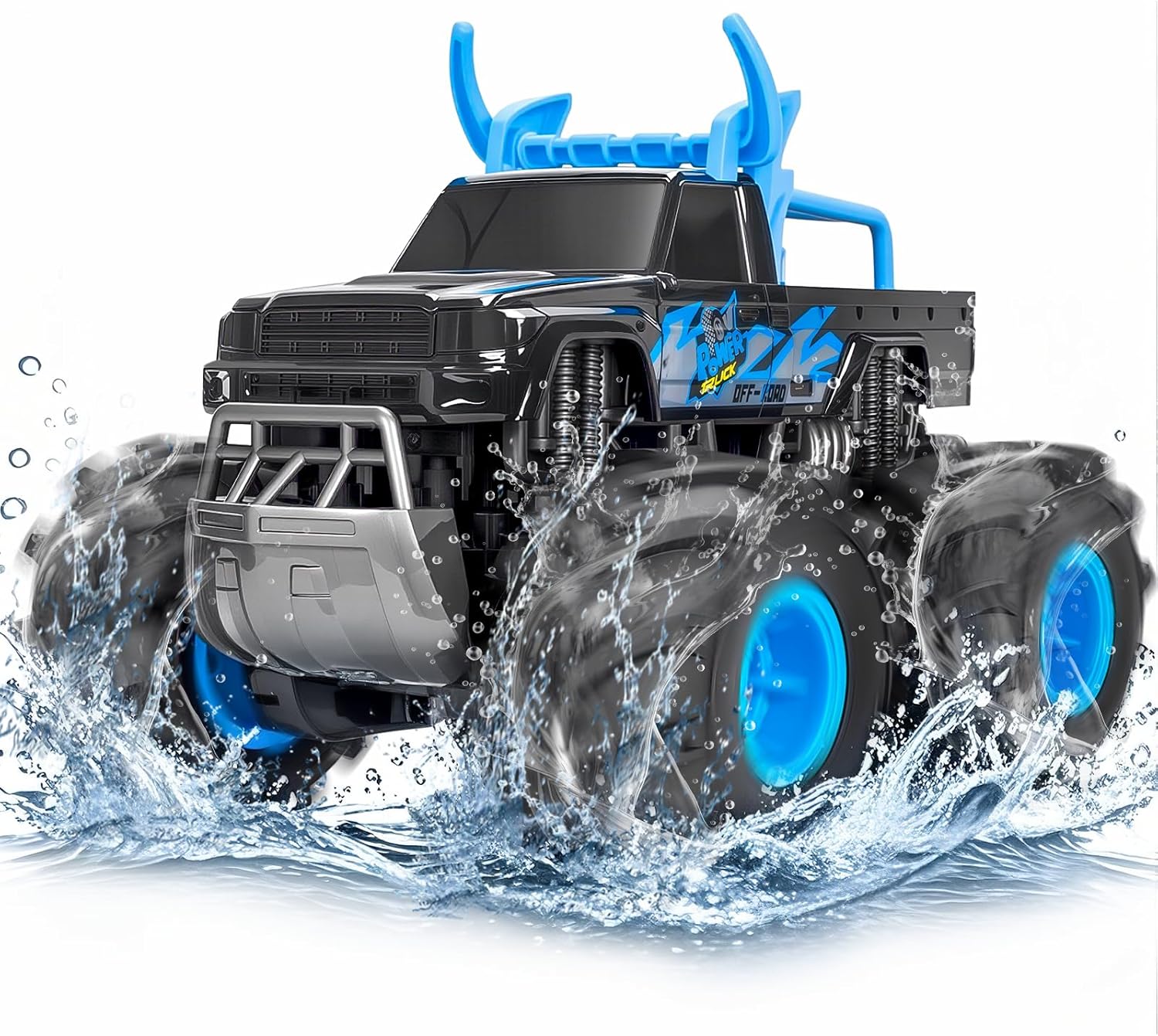 BainGesk Waterproof Remote Control Monster Truck for Kids