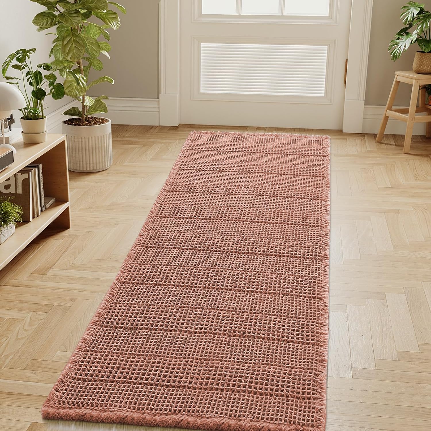 H.VERSAILTEX Waffle Bath Mat Super Absorbent Non Slip Rug