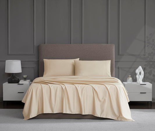 Linen Closet Luxury Cotton 1200 Thread Count King Sheet Set