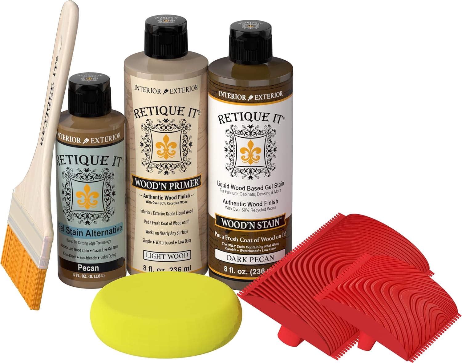 Retique It Wood Finish Multi-Purpose Kit for Stunning Results