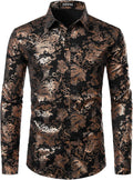 Luxury Paisley Dress Shirt for Parties and Special Occasions