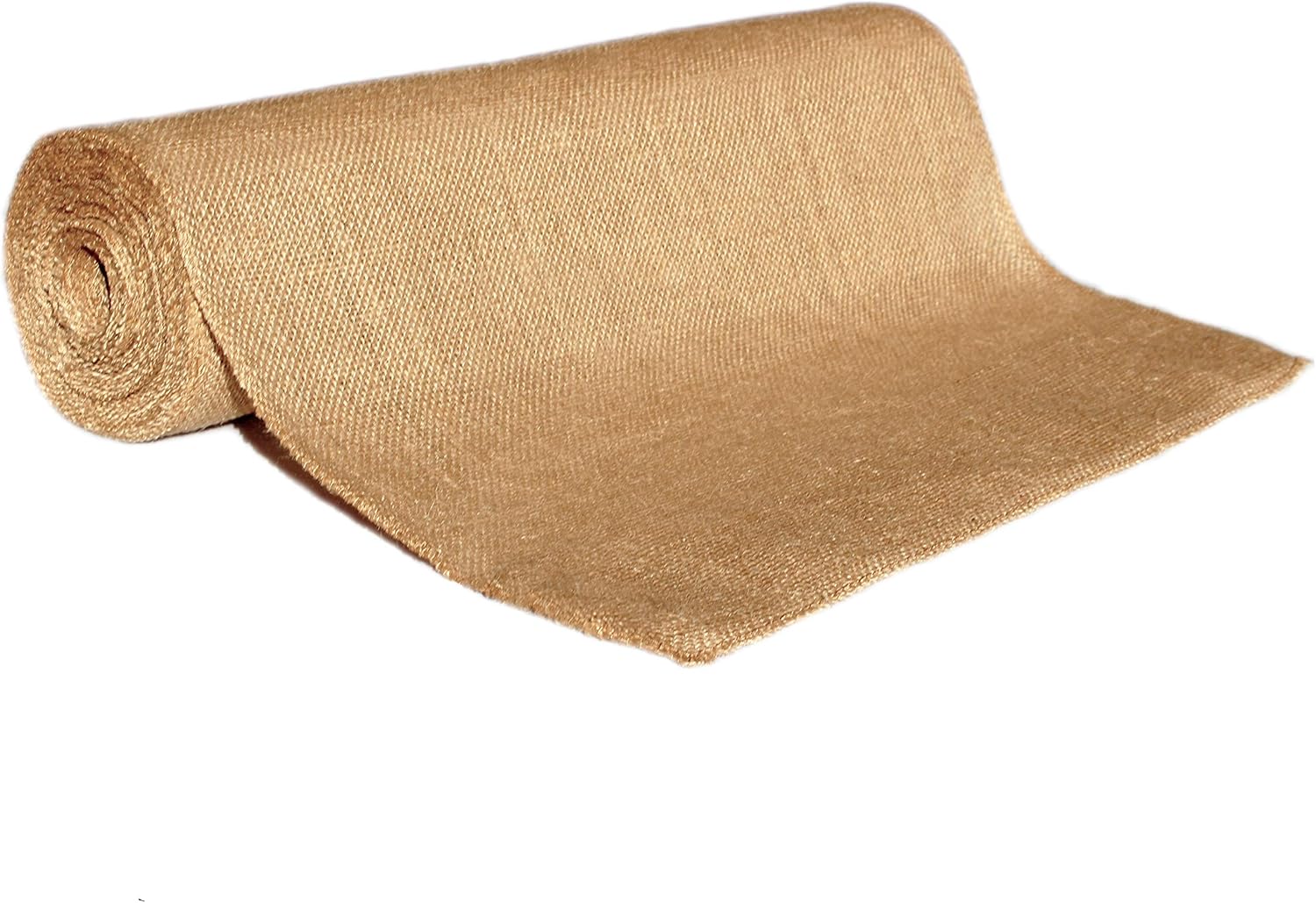 18in x 10yd No-Fray Burlap Roll for Weddings and Crafts