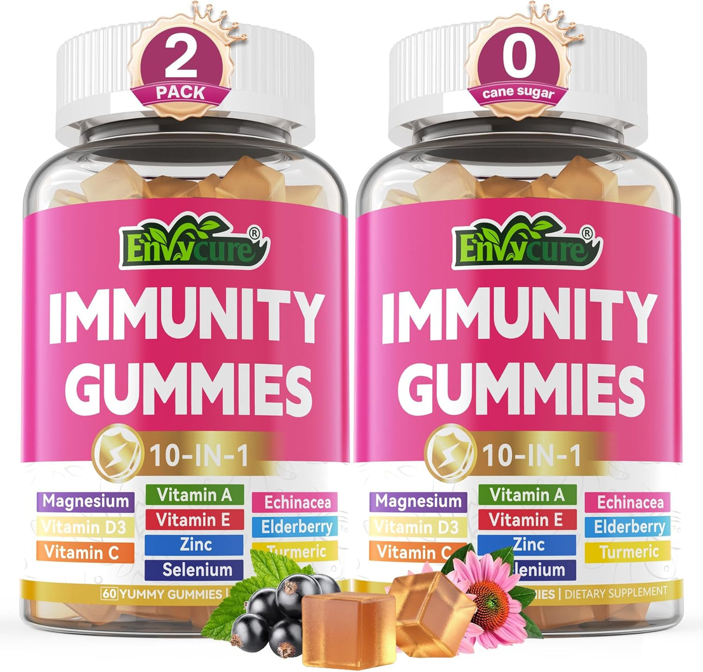 10 in 1 Immune Support Gummies for Daily Health Boost