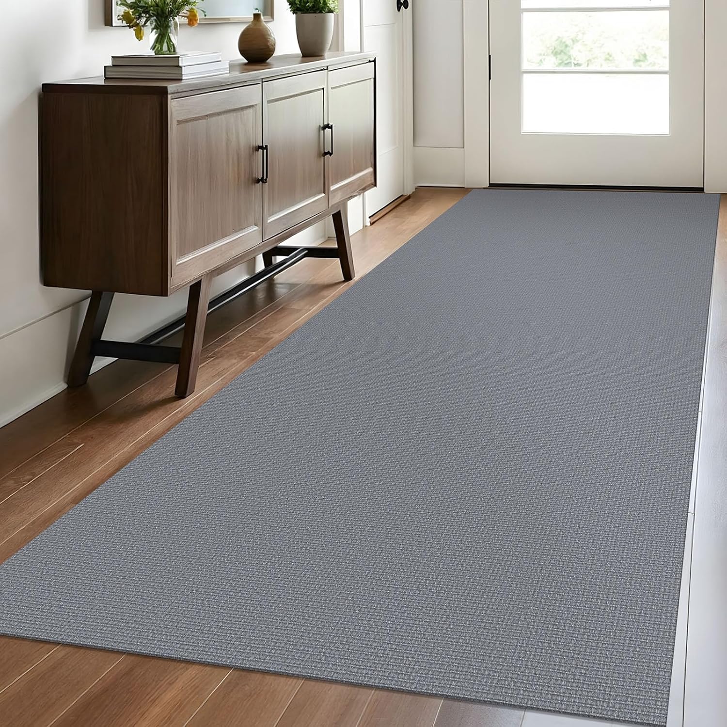EARTHALL Washable Runner Rug 3x8 Ft Non Slip for Hallways