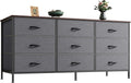 Huuger 9 Drawer Dresser TV Stand 47 in - Versatile Storage for Bedroom