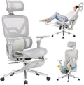 MOJAY High-Back Ergonomic Mesh Office Chair - 3-Zone Lumbar Comfort