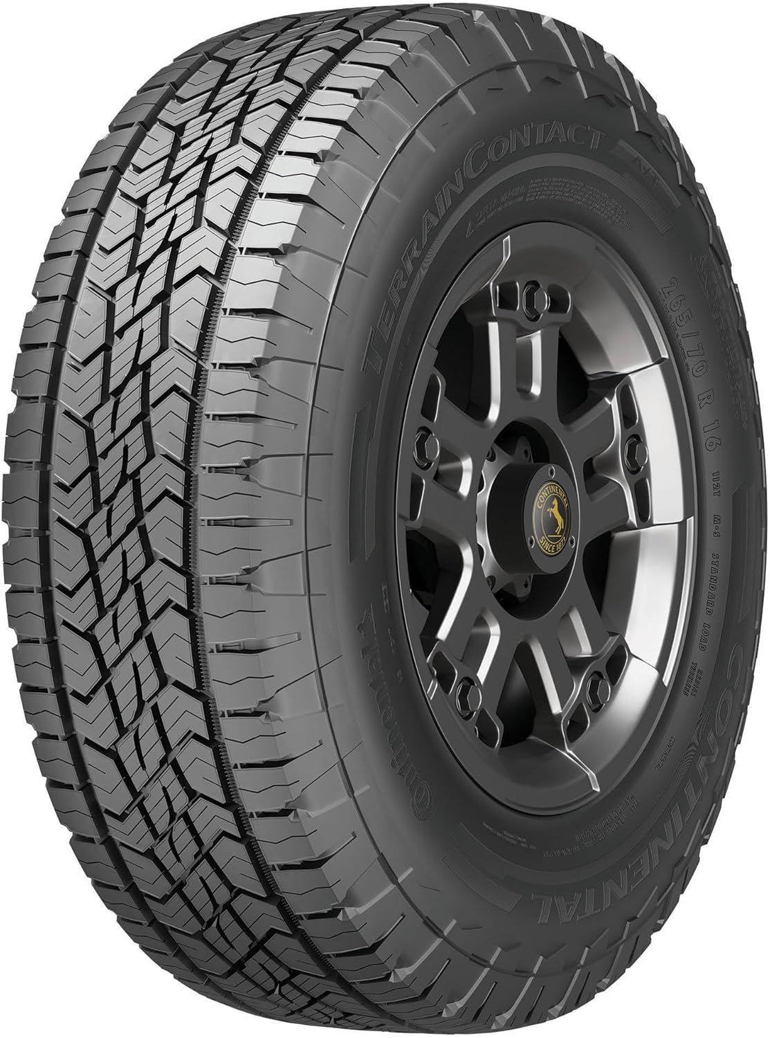 Continental 265/60R18 TerrainContact A/T Tire for All Conditions