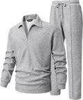 JMIERR Men's 2 Piece Outfits Tracksuit for All Seasons Comfort