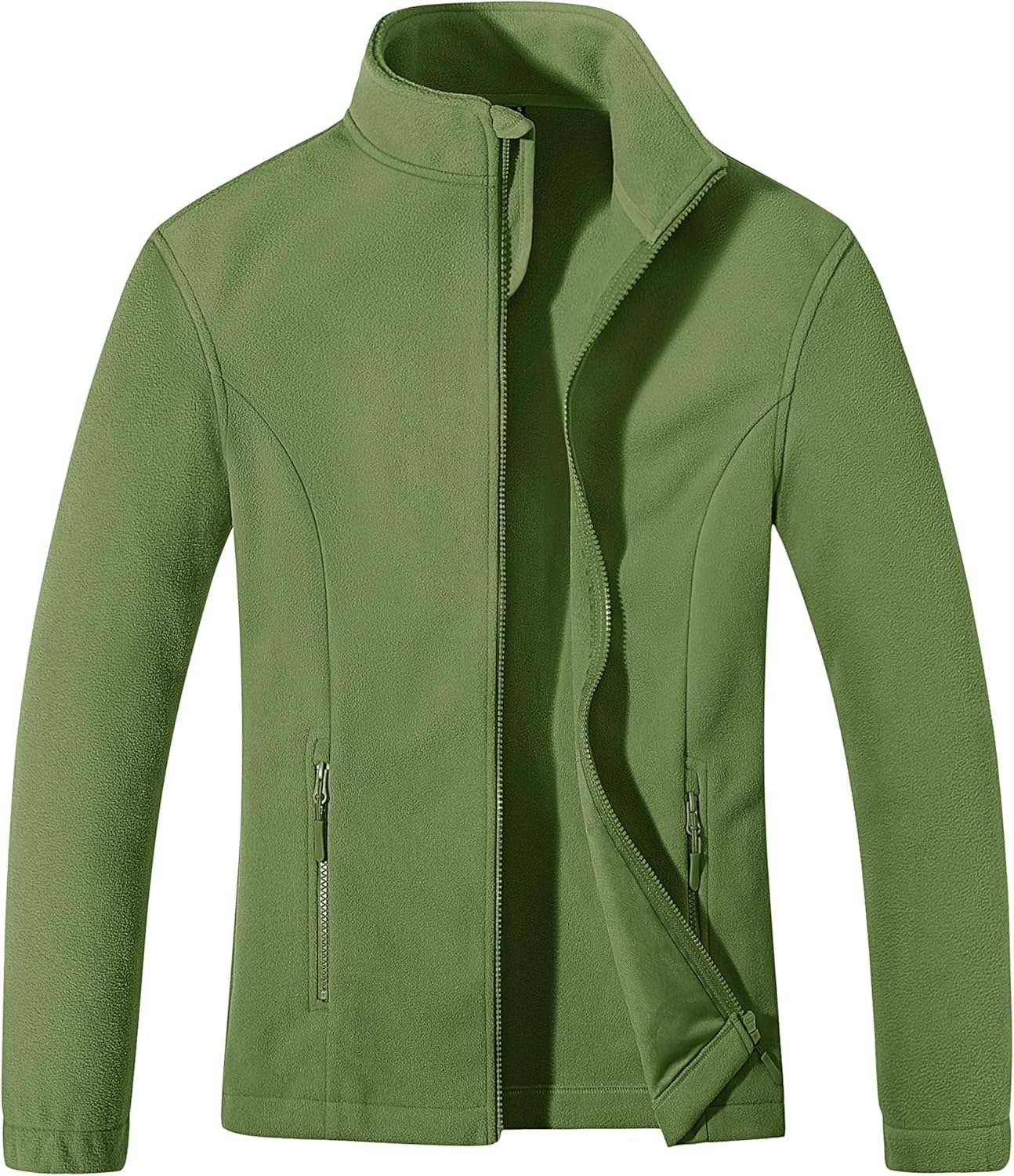MAGCOMSEN Women's Fleece Jacket Zip Up Coat for Winter Wear