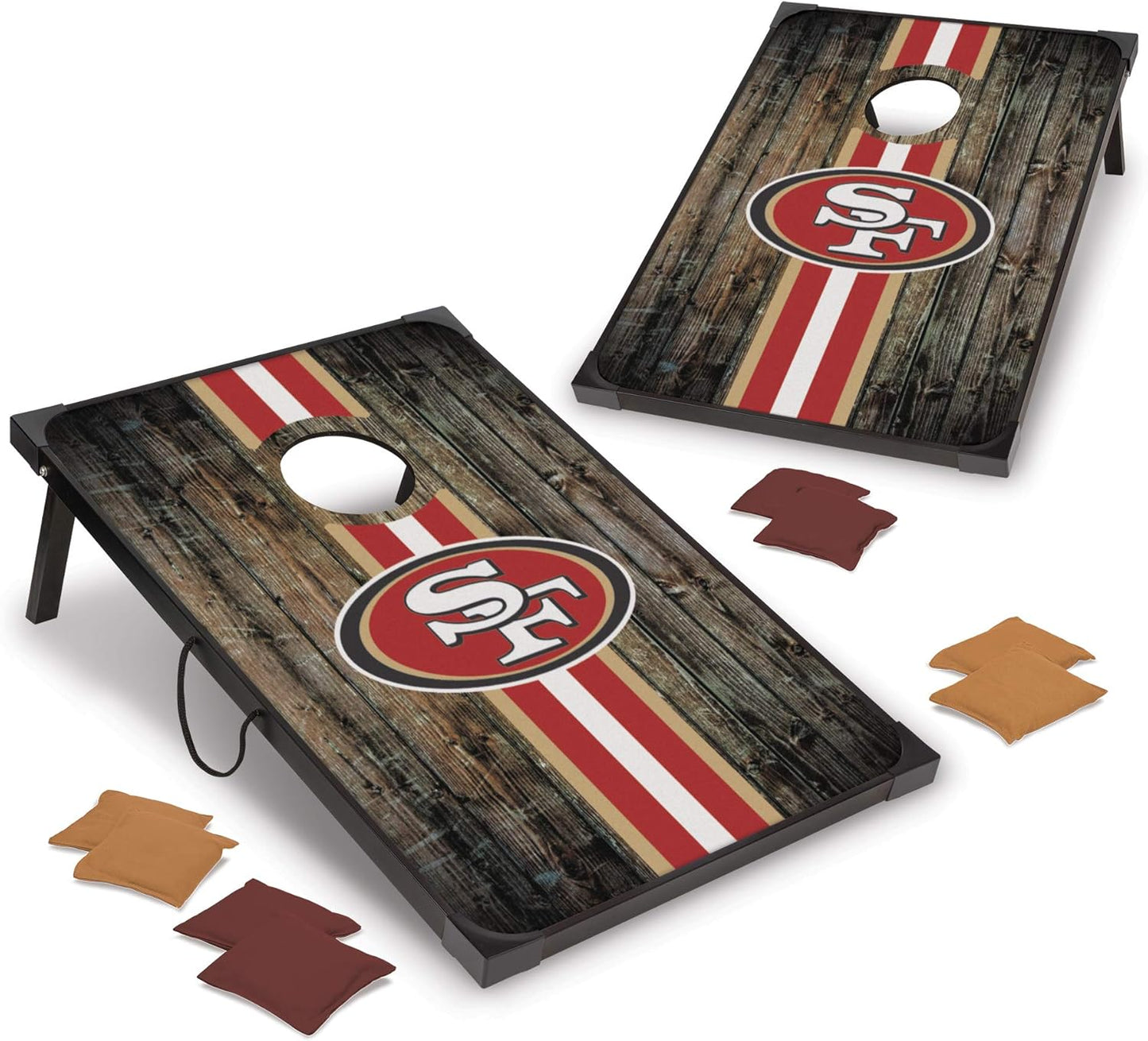 NFL 2ft x 3ft MDF Deluxe Cornhole Set for Tailgating Fun
