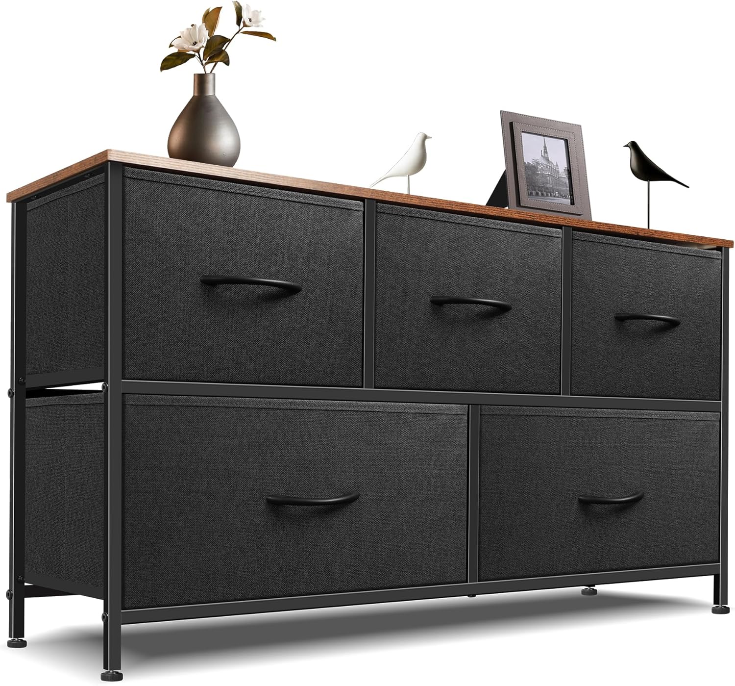 Dresser for Bedroom with 5 Drawers - Stylish Storage Solution